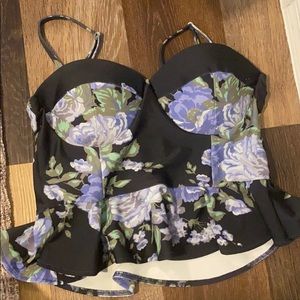 Albion floral tankini size medium - WORN ONCE
